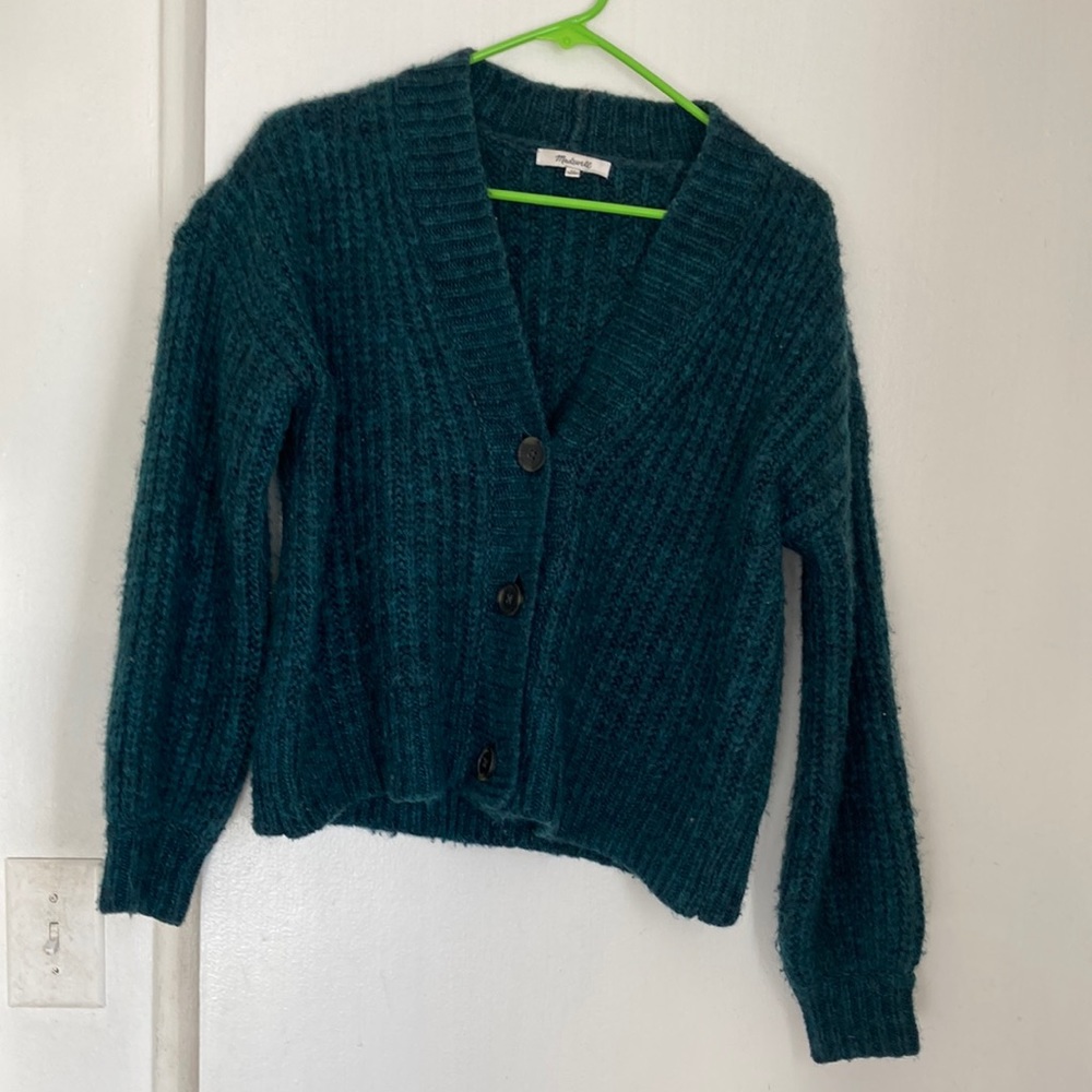 Madewell Teal Cardigan XS